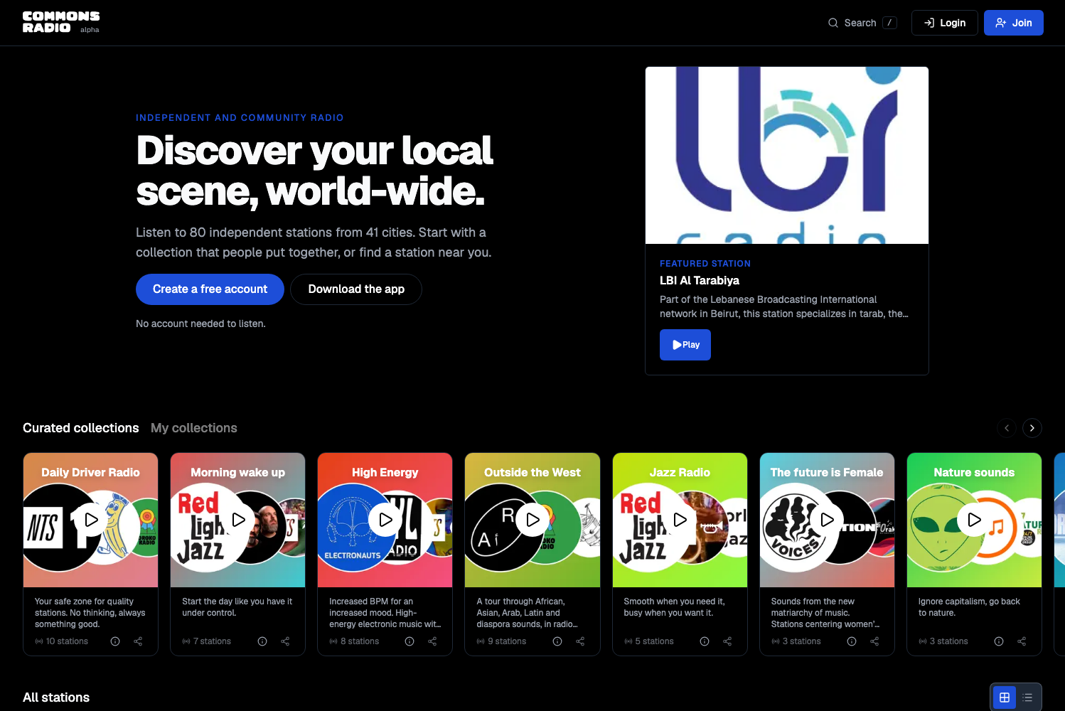 Commons Radio — projectbeeld 1